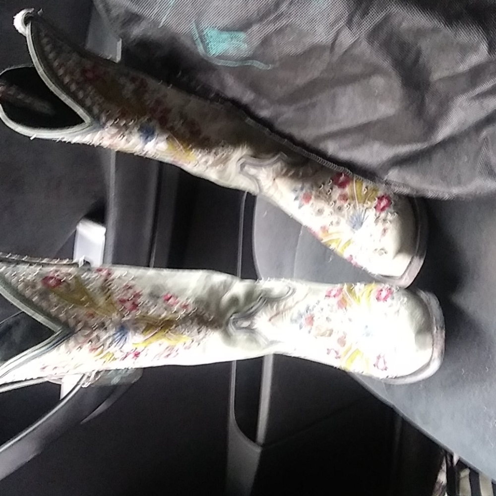 7.5 LANE DUSTY TURQ BOOTS